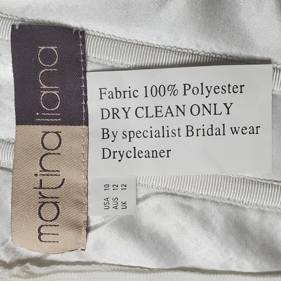 Martina Liana Strapless Wedding Corset/Bodice - Picture 7 of 8